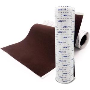 URSA Tape, Stretchy Moleskin Fabric Tape Roll, Heavy-Duty No-Residue Fashion Tape and Body Tape for Fabric, Shoes, Skin and More, Brown, 100x15 Centimeters (39 x 6 inches)