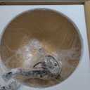 Dome Pendant Light Fixtures, 15.75" Industrial Black and Sandy Mud Finish Rustic Pendant Light Kitchen Island, Farmhouse Metal Hanging Lamp for Dining Room, Kitchen, Hallway