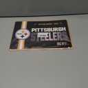 Football Mancave Metal Street Sign, 8" x 12" Yellow Design Wall Decor Sign Great for Man Cave, Bed Room, Office, Home