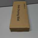 2 x CHIKILLA Silicone Dish Drying Mat for Kitchen Counter, Fast Drainage Design for Vegetables Fruits, Heat Resistant, Non-Slip , Dishwasher Safe  15.7x13 inch Urban Gray