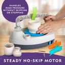 NATIONAL GEOGRAPHIC Pottery Wheel for Kids Complete Pottery Kit for Beginners, Plug-in Motor, 2 lbs. Air Dry Clay, Sculpting Clay Tools, Apron & More, Patented Design, Craft Kit