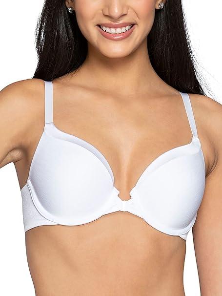 Vanity Fair Women's Illumination Front Closure Bra, 3-Way Convertible Straps, Lightly Lined Cups, Size 34