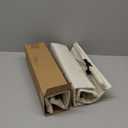 Pack of 2 Lightweight Folding Chair with Backrest: Portable for Camping & Fall Bonfires Great for Thanksgiving Picnics, Patio & Family Outings Compact Outdoor Seat (Beige) (Small)