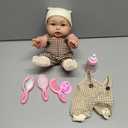 Baby Doll for 3 Year Old Girls & Boys, 12" Soft Body Toddler Doll with Clothes Accessories, Birthday Gift Box Toys