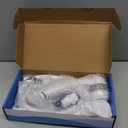 High Pressure RV Shower Head with Hose and On Off Switch, 3 Flow Rate for Saving Water, White