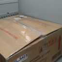 HIGOGOGO Round Stuffed Pouf Ottoman, Corduroy Poufs with Foam Chunk Filling, Furry and Fluffy Pouf Foot Stool Storage Ottoman, 20 X 15 Floor Poufs Foot Rest for Living Room, Pink