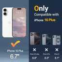 Temdan for iPhone 16 Plus Case, Compatible with Magsafe, Anti-Yellowing, Military-Grade Protection, Shockproof Slim Magnetic Phone Case Cover, Light Pink