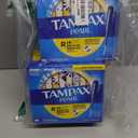 Tampax Pearl Tampons Regular Absorbency, with Leakguard Braid, Unscented, 50 Count x 2 Packs (100 Count Total)
