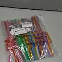 24 PCS Reusable Straws for Halloween Theme Party Birthday Decorations with 2 PCS Cleaning Brushes (Halloween Pumpkin)