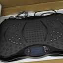 Vibration Plate Exercise Machine, Lymphatic Drainage Machine for Weight Loss, Lymphatic Drainage & Muscle Recovery, Multiple Speeds with Bluetooth & Remote, Max User Weight 330lbs