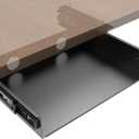 13 inch Under Desk Slide Out Storage Shelf, Sliding Under Desk Tray Drawer for Standing Desks, Workstations, Cabinet or Gaming