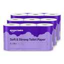 Amazon Basics Soft and Strong 2-Ply Toilet Paper, 18 Ultra Rolls (3 Packs of 6)