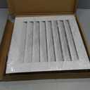 14"x14" Gable Vent - Premium AluminumShed Vents with Screen, Ideal for Gables, Wall, and Attics - Vent Opening 12"x12" - Boost Ventilation and Guard Against Moisture