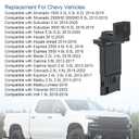 23262343 Mass Air Flow Sensor Replacement for Chevy Silverado Suburban Tahoe Impala Traverse 2014-2020, Yukon Sierra Acadia Terrain, Replace 22951817