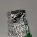 Dog Poop Bag Holder for Leash Doggie Waste Bag Dispenser Soft Fabric Puppy Potty Carrier Small Doggy Zipper Pouch with Carabiner Clip with 1 Roll of Pet Trash Bags, Black