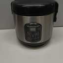 Hamilton Beach Digital Programmable Rice Cooker & Food Steamer, 8 Cups Cooked (4 Uncooked), With Steam & Rinse Basket, Stainless Steel (37518)