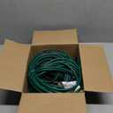 addlon 50FT Christmas Outdoor Extension Cord with Multiple Outlets, 1 to 3 Splitter with 6 Outlets, 16/3 SJTW Weatherproof Power Cable for for Outdoor Lights and Holiday Decorations, ETL Listed, Green