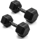 CAP Barbell Coated Dumbbell Weight  Pairs of 2, 25lbs