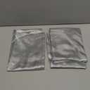 Bedsure Satin Pillowcases, Similar to Silk Pillowcase 2 Pack,Cooling Pillow Case for Sleeping Women with Envelope Closure, Gifts for Women Men, Dark Grey, Queen Size, 20x30 Inches, 2pcs