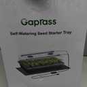 60 Cell Self-Watering Seed Starter Tray with Grow Light and Heat Mat,Seed Starter Kit,Humidity Domes,Auto Timer,Flexible Brightness Seedling Starter Trays for Seed Starting & Seeds Growing