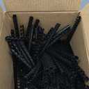 Maitys 300 Pcs Plastic Binding Combs Bulk 19 Ring Comb Spines Letter Size Spiral Binding for Notebook Calendar Picture(3/8 Inch,Black)