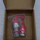 1/2" Ag Hydraulic Quick Connect Tractor Couplers with Dust Caps,Poppet Pioneer Style ISO 5675 Hydraulic Quick Coupler 1/2" NPT Thread & ISO 5675 Body