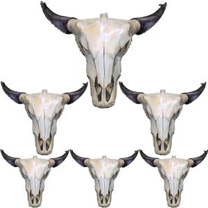 2 x AFZMON 6 Pack Western Party Decorations Longhorn Cowboy Balloons - 21x28 Inch Western Foil Decor for Last Rodeo Bachelorette Party
