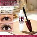 2Pcs 7D Waterproof Mascara, Long-Lasting & Buildable Volume, Natural Length, Exquisitely Full Lashes, Smudge-Proof, Thickening Eye Makeup for Defined Curl, Ideal for Women Eye Makeup