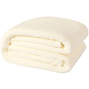 Fleece Blankets, Super Soft Flannel King Size Blanket for Bed, Luxury Cozy Microfiber Plush Fuzzy Blanket,Ivory White