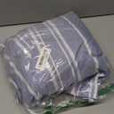 Full Size 4 Piece Sheet Set - Comfy Breathable & Cooling Bed Sheets Set - Hotel Luxury Bedding for Women, Men, Kids, Teens, Boys & Girls - Deep Pockets, Soft, Wrinkle Free - Oeko-Tex - Blue Stripes 3