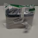 Boperzi Toothbrush and Toothpaste Holder Brushed Nickel Drainage for Bathroom Vanity, Large Electric Toothbrush Storage Caddy Anti-Slip Rustic with Adjustable Dividers for Family, Kids