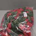 Faux Bougainvillea Artificial Flowers Plants for Outdoor Outside Decoration, 2 PCS Red Fake Flowers UV Resistant Look Real Silk Long Trailing Vines for Front Door Porch Planter Urn Patio Garden Yard