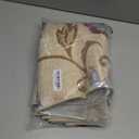 Beeiva Floral Carpet Runners for Hallway 8ft, Hallway Washable Kitchen Runner Rug Non Slip, Ultra Thin Vintage Plant Carpet Rugs with Low Pile for Kitchen Bathroom (Cream,2'x8')