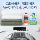 Glisten Washing Machine Cleaner, Helps Remove Odor, Buildup, and Limescale, Fresh Scent, Made in the USA, 12 Ounce Bottle, 3-Pack