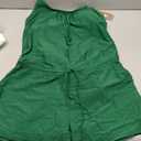 Smismivo Romper Swimsuits for Women One Piece Modest Bathing Suit with Shorts Mesh Pockets Tummy Control Full Coverage, Green, Size S