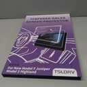 Screen Protector For Tesla Model Y Juniper Accessories 2025 2026/For Tesla Model 3 Highland Accessories 2024 2025 2026 [No Glare/Anti-Fingerprint] 15.4" 8" Glass Protector Matte