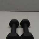 Balelinko Rubber Grip Encased Dumbbell Cast Iron Weight with Anti-Slip Handle Dumbbell -Strength Training Equipment - Home Gym Accessories - Full Body Workout - Muscle Building (Black)