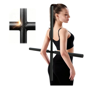 Back Straightener Posture Corrector for Women and Men - 32 Inch Heavy Duty Back Cracker with Anti-Slip and Cushioning Pads - Compatible Back Stretcher for Whole Family