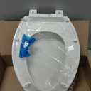 KOHLER Brevia Slow Close Elongated Toilet Seat, White