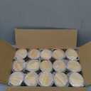 8 OZ Thick Candle Jars for Making Candles 15 Pcs, Clear Empty Jars with Wood Lids for Candle Making, Sample Container