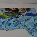 Disney Toy Story It's Play Time Blue, Green, Red, and Yellow, Woody and Buzz 4 Piece Toddler Bed Set - Comforter, Fitted Bottom Sheet, Flat Top Sheet, and Reversible Pillowcase Missing Pieces