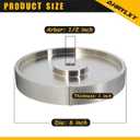 6" CBN Grinding Wheel, 1" Wide x 1/2" Arbor, Grit 80, for Sharpening High Speed Steel Tools, Diamond Grinding Wheel