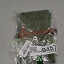 Earth & Fiber Co. Compact Waxed Canvas Paint Brush Holder - Portable Art Bag for Painting & Drawing - Art Supplies Organizer - Storage Roll Bag for Artists (green)