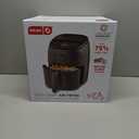 DASH Tasti-Crisp Electric Air Fryer Oven, 2.6 Qt., Grey  Compact Air Fryer for Healthier Food in Minutes, Ideal for Small Spaces - Auto Shut Off, Analog, 1000-Watt