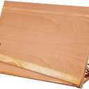 DJAR A3 Drafting Table Easel, Adjustable Portable Beech Wood Drawing Sketching Board, 5 Positions, Natural