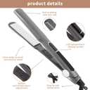 ANGGREK Hair Straightener Multigear Adjustment 480F Ceramic Iron EU Plug, Sealing, Alloy Plate, Tourmaline Ceramics Material, Even Heat Distribution for Silky, Shiny Hair
