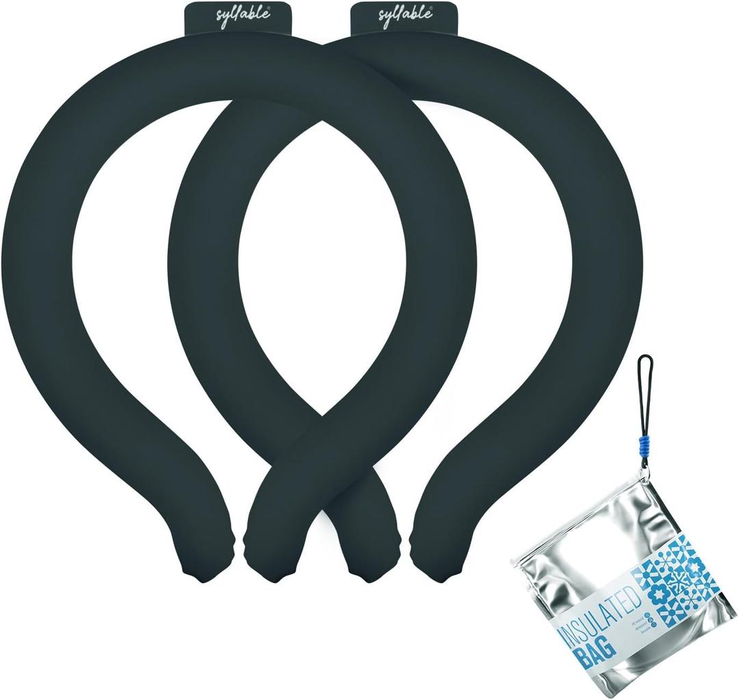 2PCS Neck CoolingTube with Insulated Bag, Reusable Neck Coolers Wearable Body Cooling Products for Hot Weather in Summer 2PCS Neck CoolingTube with Insulated Bag, Reusable Neck Coolers Wearable Body Cooling Products for Hot Weather in Summer