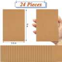24 Pack A6 Mini Journal, 3.5"x 5", Thick & Lined Paper, Pocket Notebook, Softcover, Small Memo Notepad (Brown Kraft)