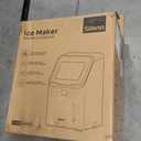 Silonn Nugget Ice Maker - Timer Ice Machine with Self-Cleaning, 44lbs per Day Pebble Ice Maker with Soft Chewable Ice, One-Click Operation Ice Machine for Home, Kitchen, Office (Silver)