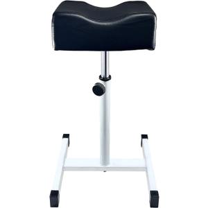 Pedicure Foot Rest,Height Adjustable Pedicure Chair,Non-Slip Pedicure Stool for Massage Office or Home,Black
